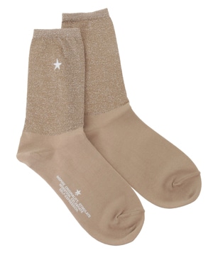 STAR★ GLITTER SHEER BI-COLOR SOX