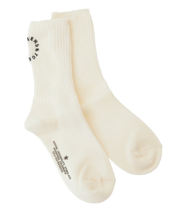 CIRCLE LOGO RIB SOX 詳細画像 オフホワイト 1
