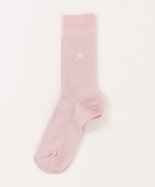 STAR★ GLITTER RIB SOX 詳細画像 ピンク 1