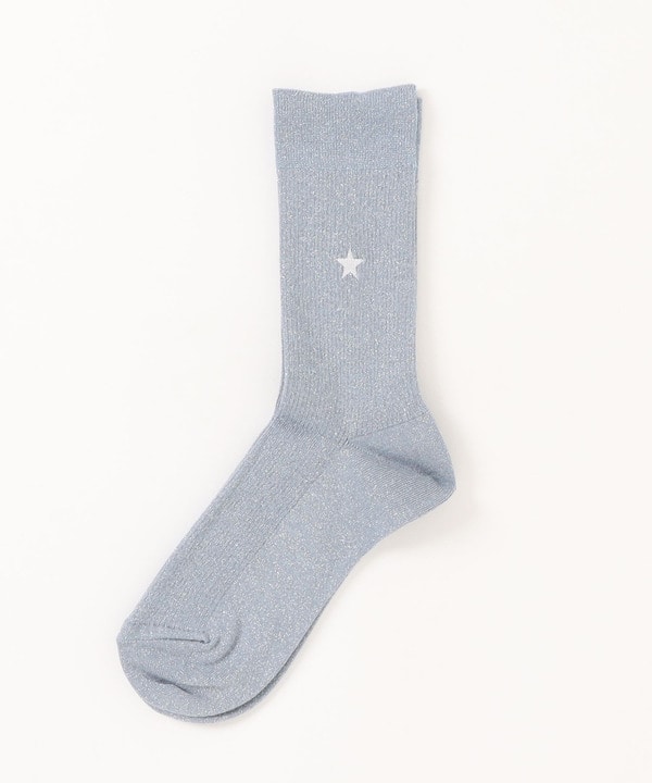 STAR★ GLITTER RIB SOX 詳細画像 ブルー 1