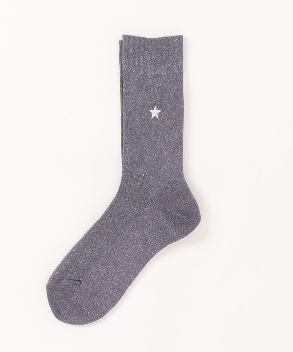 STAR★ GLITTER RIB SOX 詳細画像 パープル 1