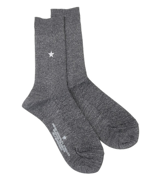 STAR★ GLITTER RIB SOX 詳細画像 ブラック 1