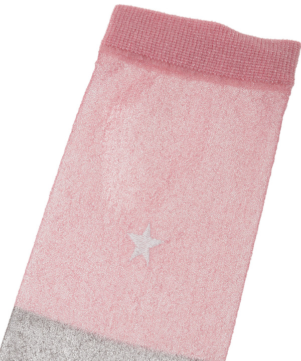 STAR★ GLITTER SHEER BI-COLOR SOX 詳細画像 3