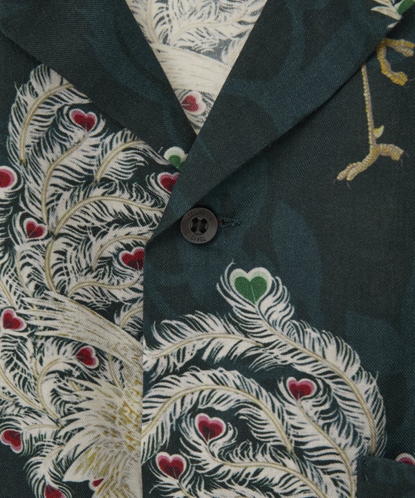 【NIPOALOHA】"鳳凰-PHOENIX" LONG SLEEVE WOOL SHIRT 詳細画像 17