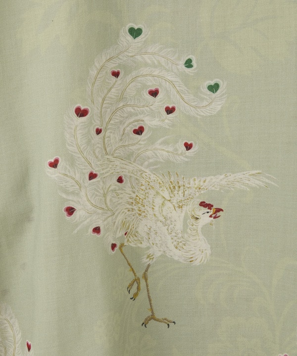 【NIPOALOHA】"鳳凰-PHOENIX" LONG SLEEVE WOOL SHIRT 詳細画像 19