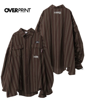 【over print】BREAK WIDE SHIRTS