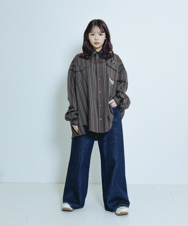 【over print】BREAK WIDE SHIRTS 詳細画像 27