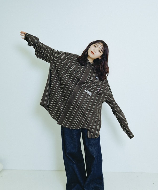 【over print】BREAK WIDE SHIRTS 詳細画像 32