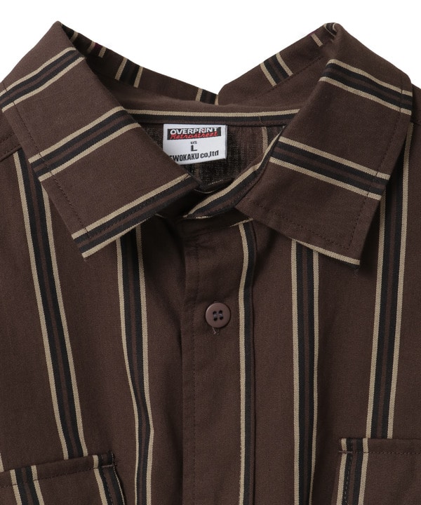 【over print】BREAK WIDE SHIRTS 詳細画像 5