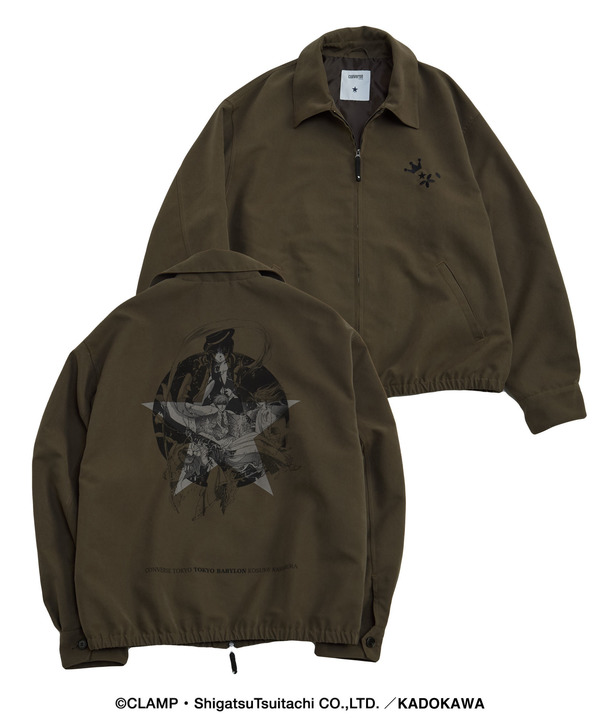 【CLAMP】『東京BABYLON』GRAPHIC COACH JACKET 詳細画像 ブラウン 1