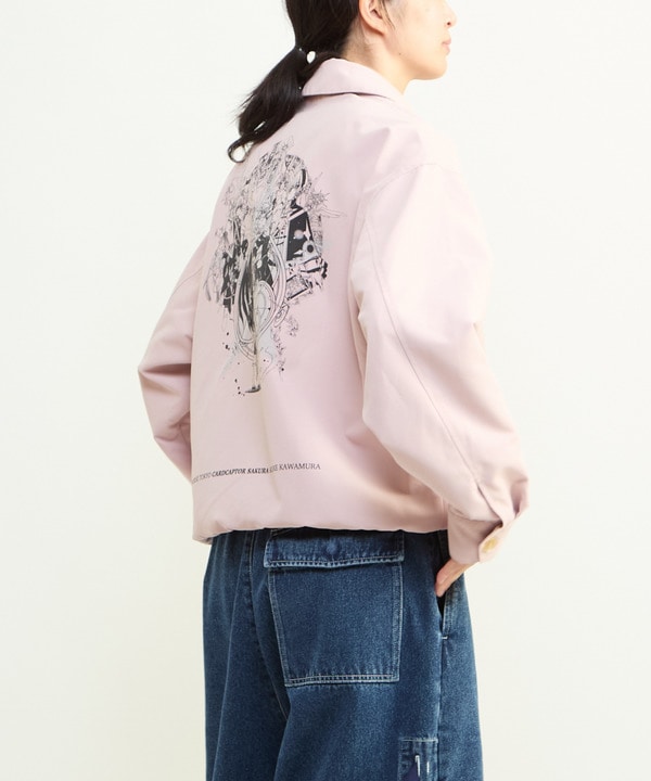 【CLAMP】『カードキャプターさくら クリアカード編』GRAPHIC COACH JACKET 詳細画像 5
