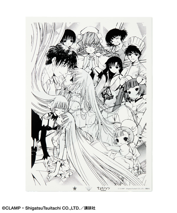 【CLAMP】『ちょびっツ』〈KOSUKE KAWAMURA〉SILK SCREEN ART 詳細画像 ホワイト 1