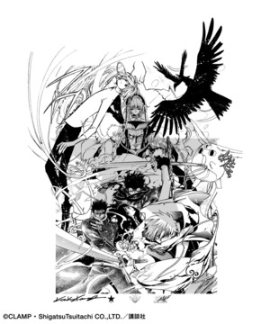 【CLAMP】『ツバサ-RESERVoir CHRoNiCLE-』〈KOSUKE KAWAMURA〉SILK SCREEN ART