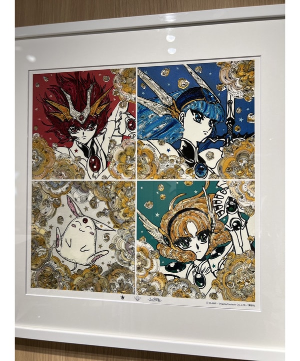 【CLAMP】『魔法騎士レイアース』〈YUTA OKUDA〉SILK SCREEN ART 詳細画像 1