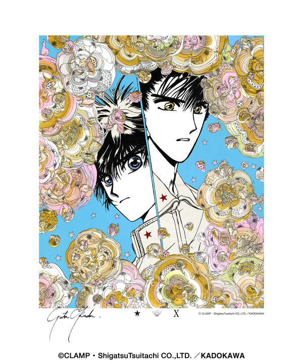 【CLAMP】『X-エックス-』〈YUTA OKUDA〉SILK SCREEN ART 詳細画像 ホワイト 1