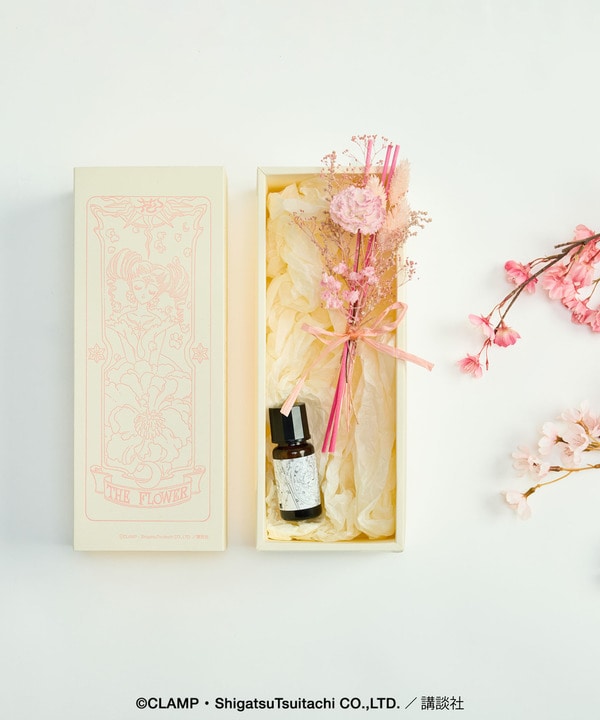 【CLAMP】『カードキャプターさくら』&ldquo;THE FLOWER&rdquo; REED DIFFUSER 詳細画像 ピンク 1