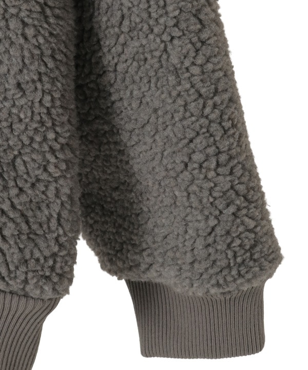 【over print】SIGNBOARD Bonding Boa Hoodie 詳細画像 10