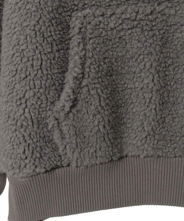 【over print】SIGNBOARD Bonding Boa Hoodie 詳細画像 11