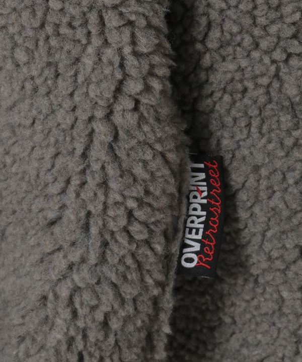 【over print】SIGNBOARD Bonding Boa Hoodie 詳細画像 13