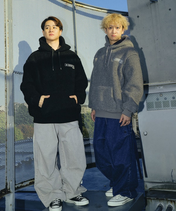 【over print】SIGNBOARD Bonding Boa Hoodie 詳細画像 17