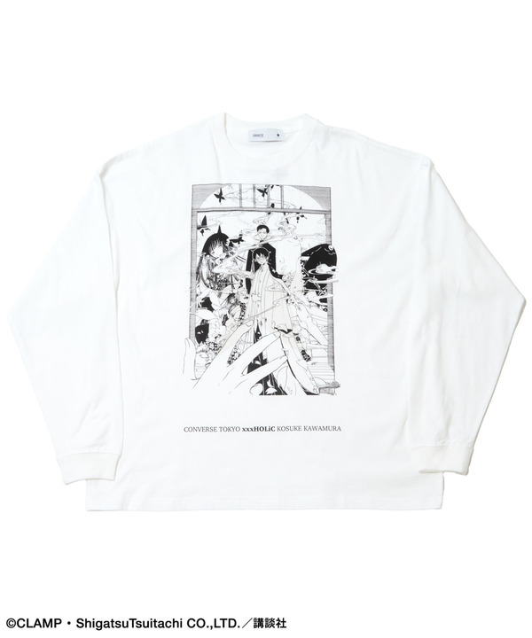 【CLAMP】『xxxHOLiC』GRAPHIC LONGSLEEVE TEE 詳細画像 ホワイト 1