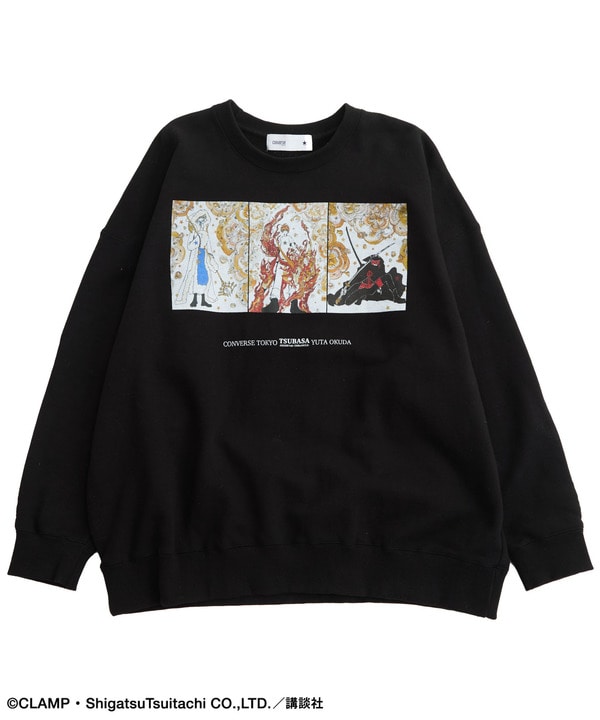 【CLAMP】『ツバサ-RESERVoir CHRoNiCLE-』GRAPHIC SWEAT 詳細画像 ブラック 1
