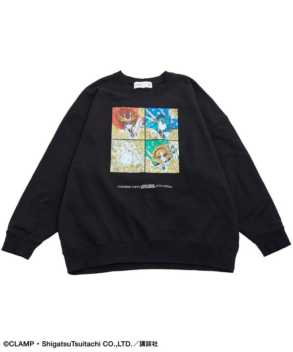 【CLAMP】『魔法騎士レイアース』GRAPHIC SWEAT 詳細画像 ブラック 1