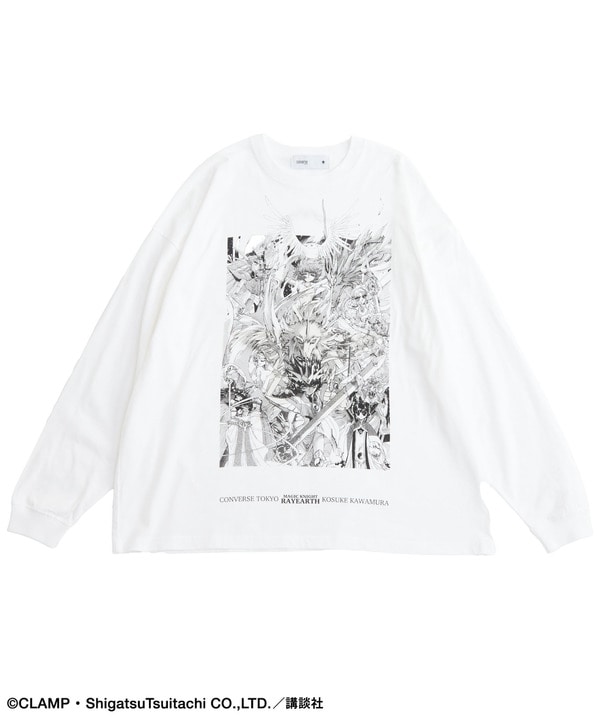【CLAMP】『魔法騎士レイアース』GRAPHIC LONGSLEEVE TEE 詳細画像 ホワイト 1