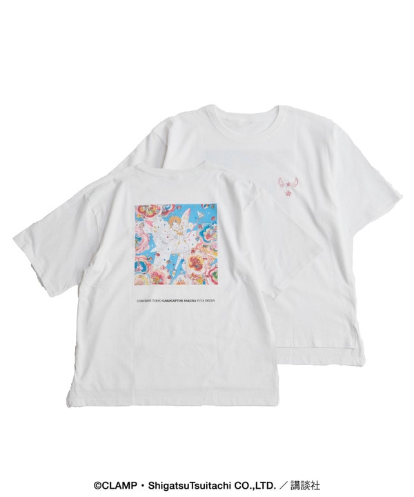 【CLAMP】『カードキャプターさくら クリアカード編』GRAPHIC TEE 詳細画像 ホワイト 1