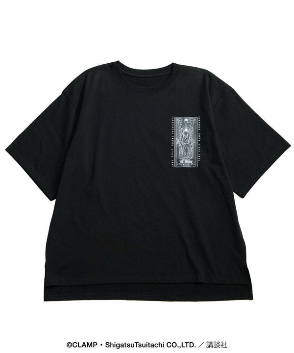【CLAMP】『カードキャプターさくら』GRAPHIC TEE〈さくらカード〉 詳細画像 ブラック系その他 1
