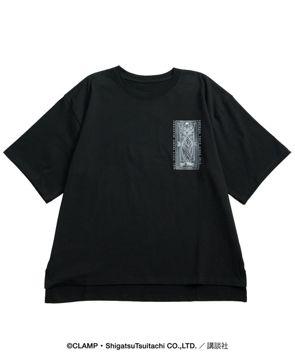 【CLAMP】『カードキャプターさくら』GRAPHIC TEE〈さくらカード〉 詳細画像 ブラック系その他2 1