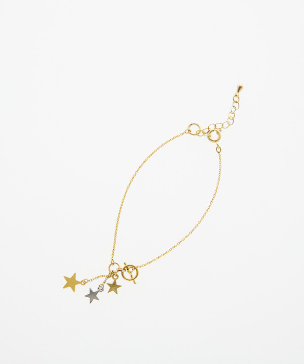 STAR CHAIN BRACELET 詳細画像 ゴールド 1