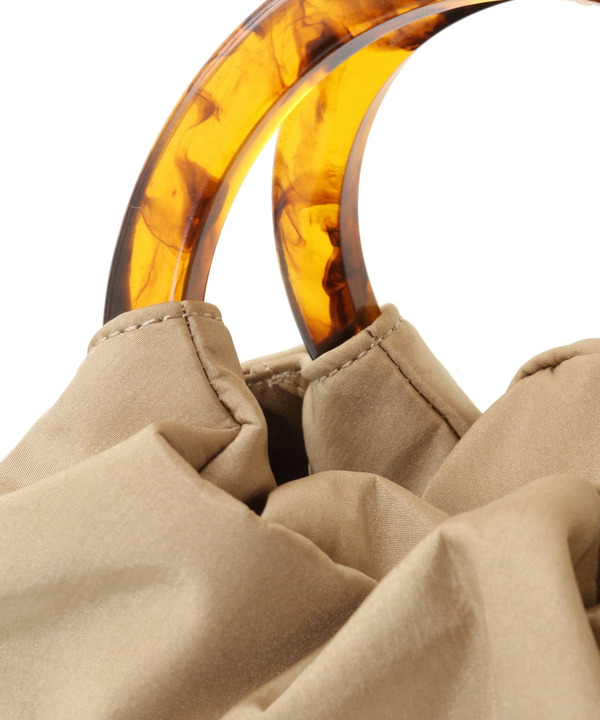 ACRYLIC HANDLE BALLOON SHOULDER BAG 詳細画像 15