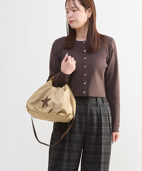 ACRYLIC HANDLE BALLOON SHOULDER BAG 詳細画像 9