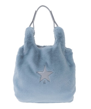 ECO-FUR SHOPPING TOTE BAG