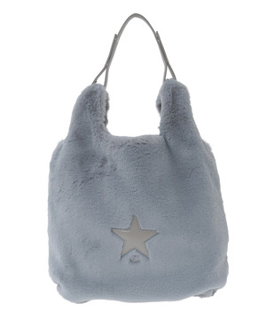 ECO-FUR SHOPPING TOTE BAG