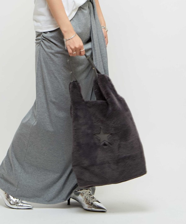 ECO-FUR SHOPPING TOTE BAG 詳細画像 1