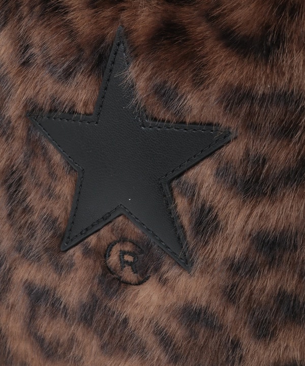 2WAY LEOPARD ECO-FUR SHOPPING TOTE BAG 詳細画像 8