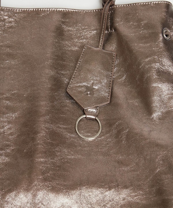 METALLIC GATHERED TOTE BAG 詳細画像 7