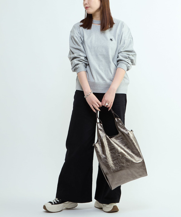 2WAY METALLIC SHOPPING TOTE BAG 詳細画像 6