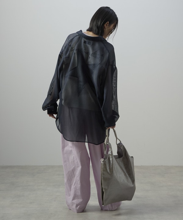 2WAY METALLIC SHOPPING TOTE BAG 詳細画像 8