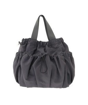 2WAY NYLON DRAWSTRING SHOULDER BAG