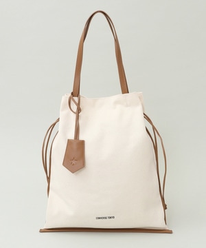 CANVAS GATHERED TOTE BAG