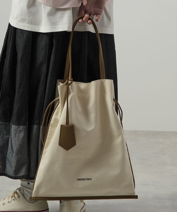 CANVAS GATHERED TOTE BAG 詳細画像 12