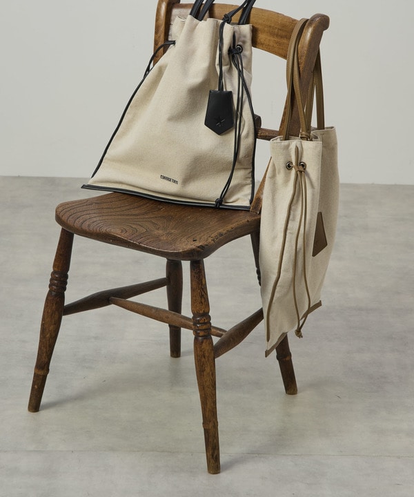 LINEN GATHERED TOTE BAG 詳細画像 24