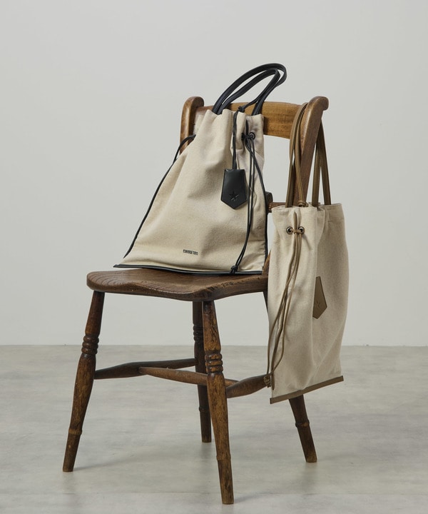 LINEN GATHERED TOTE BAG 詳細画像 25