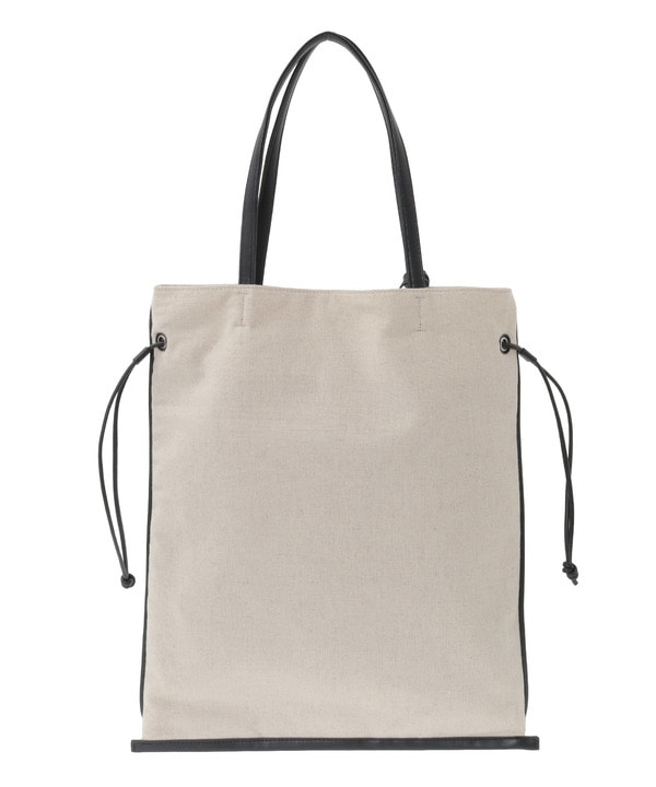 LINEN GATHERED TOTE BAG 詳細画像 5