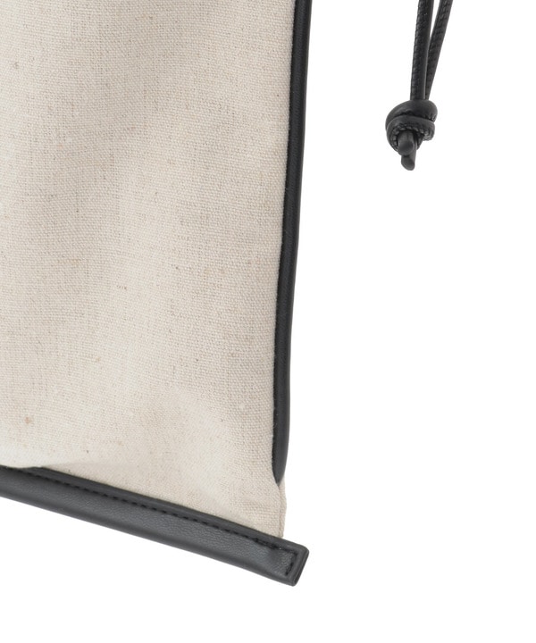 LINEN GATHERED TOTE BAG 詳細画像 8