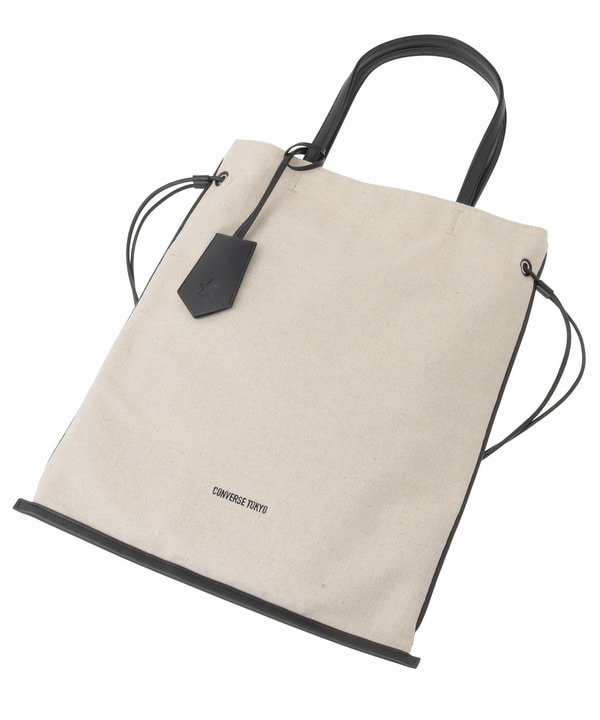 LINEN GATHERED TOTE BAG 詳細画像 9
