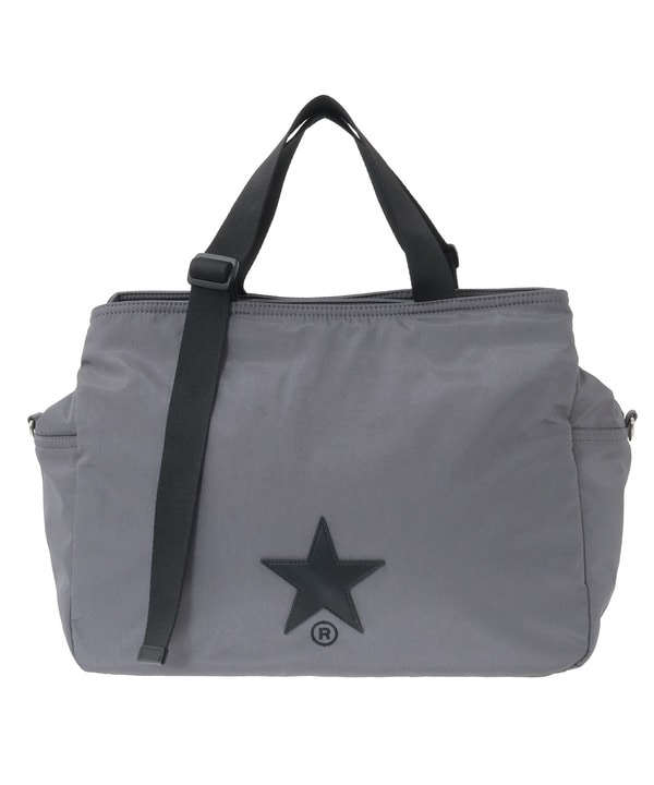 BIG POCKET NYLON TOTE BAG 詳細画像 グレー 1